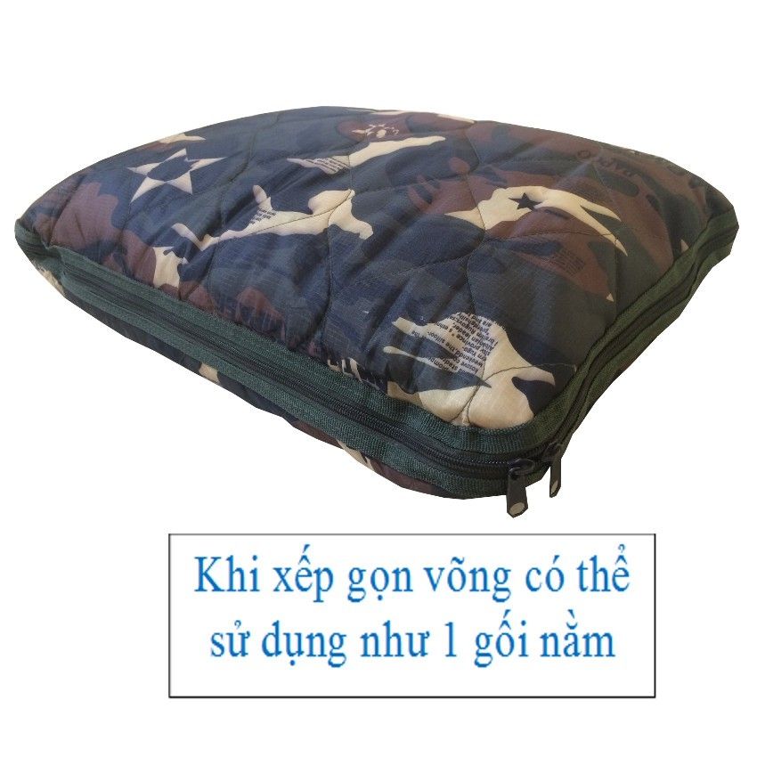 Võng dù có mùng 2 lớp Thái Lan