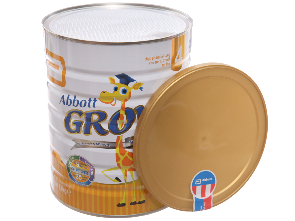 Sữa Abbott Grow 4 900g (trẻ từ 2 tuổi trở lên)