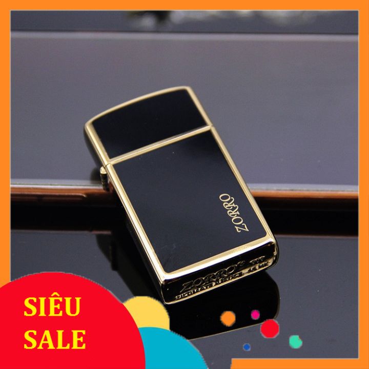 Bật lửa xăng đá zorro slim 8249 cao cấp cao cấp