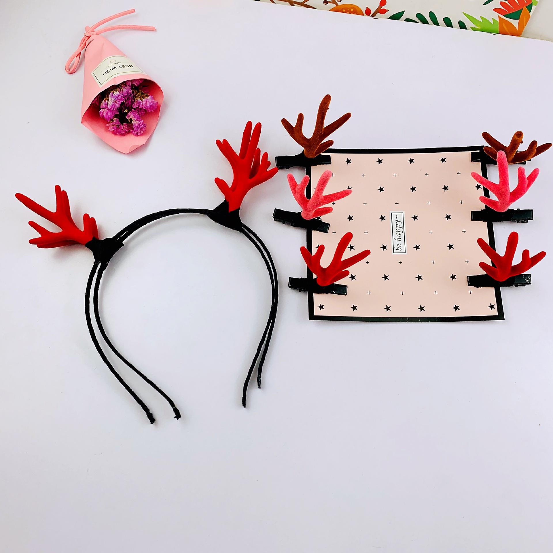 Cài tóc noel hình tai huơu