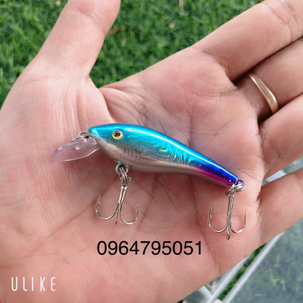 hộp mồi câu lure giả 5 con cá  (cam kết đổi trả trong 2 tuần đầu)
