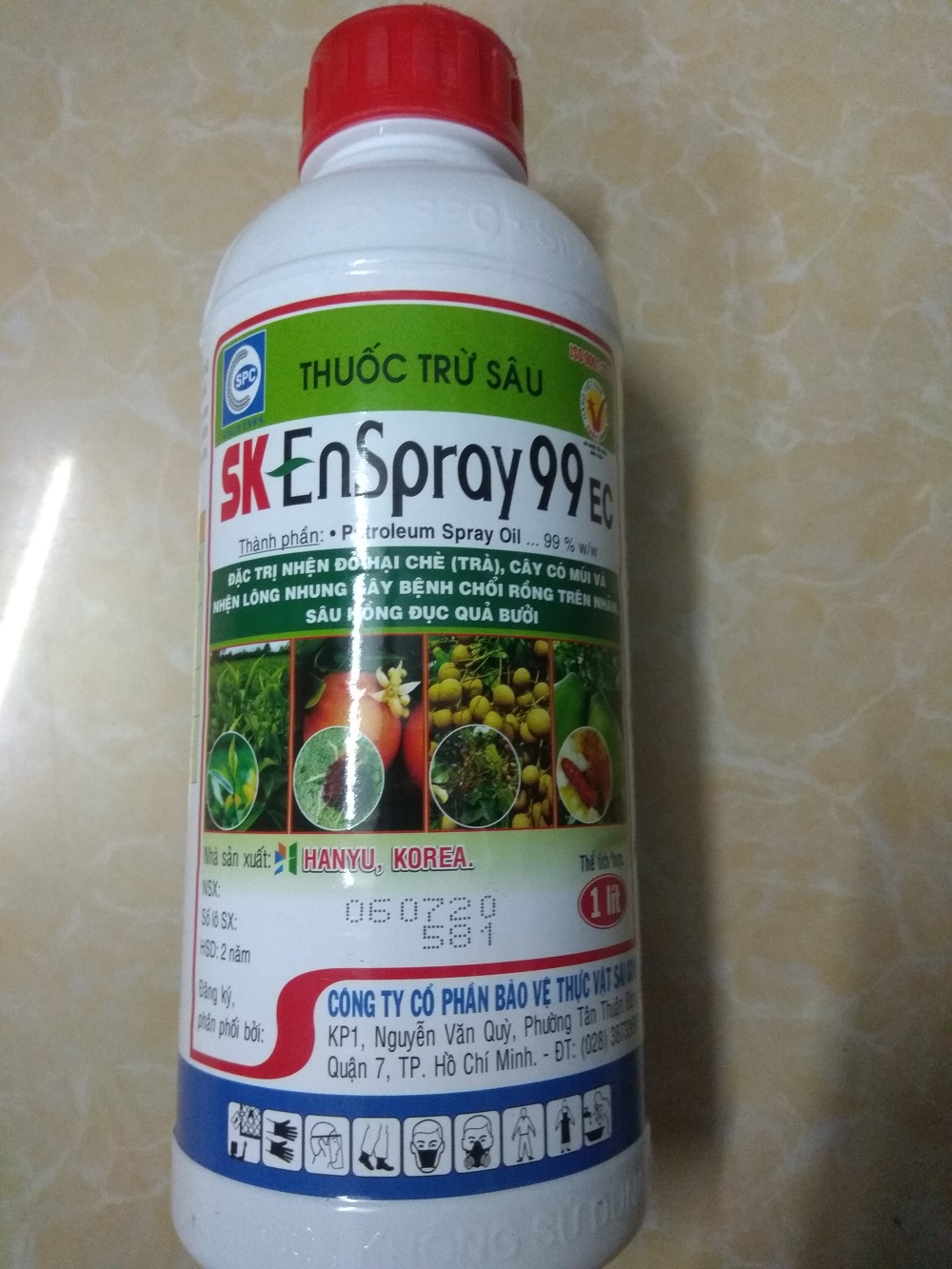[HCM]Dầu khoáng SK Enspray 99 trừ bọ trĩ và nhện đỏ - chai 1 lít