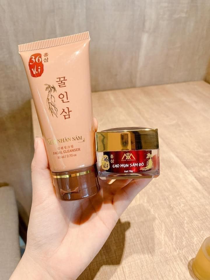 Cao Mụn Sâm Đỏ - Giảm Thâm Mụn Hiệu Quả - có size lựa chọn + tặng nước hoa