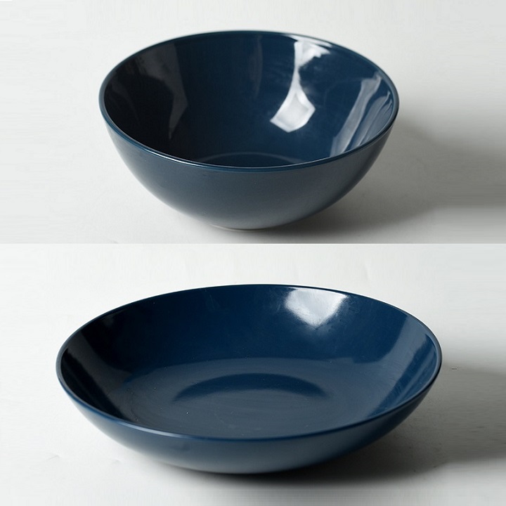 dĩa sứ lòng sâu 24cm - dĩa sứ lòng sâu