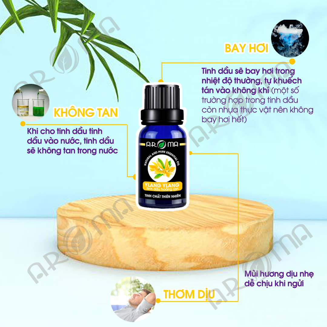 Tinh dầu AROMA thiên nhiên, tự khuếch tán thơm phòng, ô tô, tủ áo, khử mùi, chai lục giác có dây treo