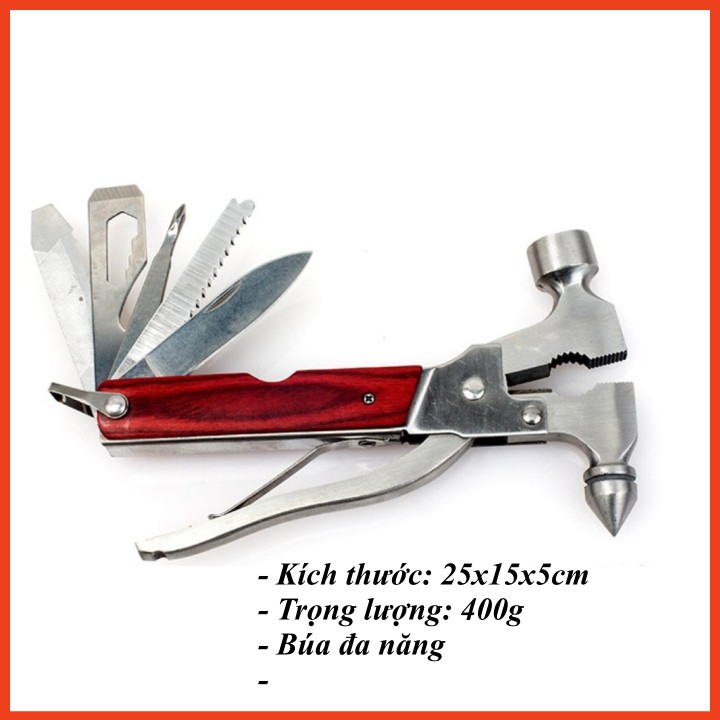 Búa Thoát Hiểm Đa Năng 13 Trong 1