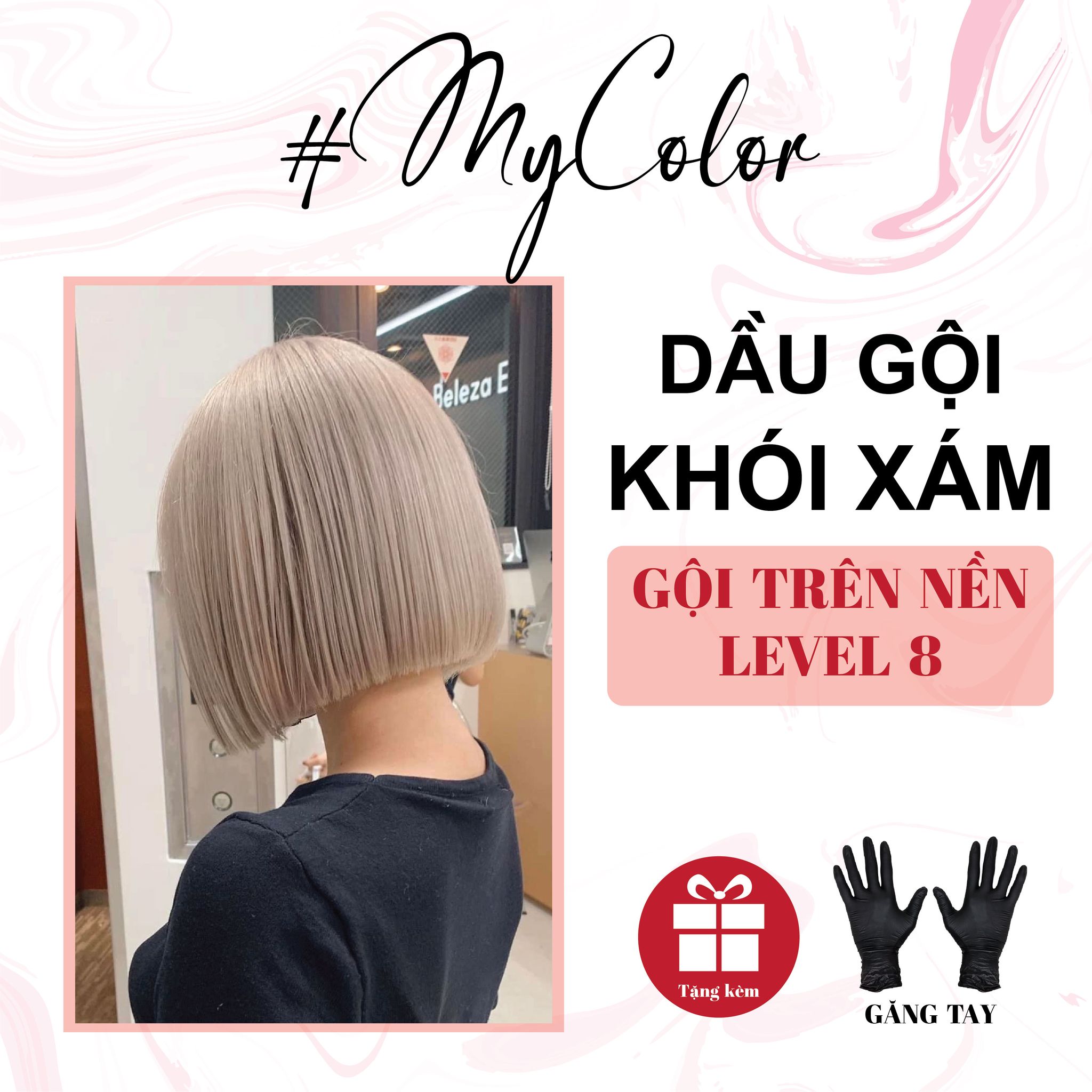 Dầu gội giữ màu và bù màu COCO 3in1 #Mycolor giúp màu tóc sáng và bền đẹp