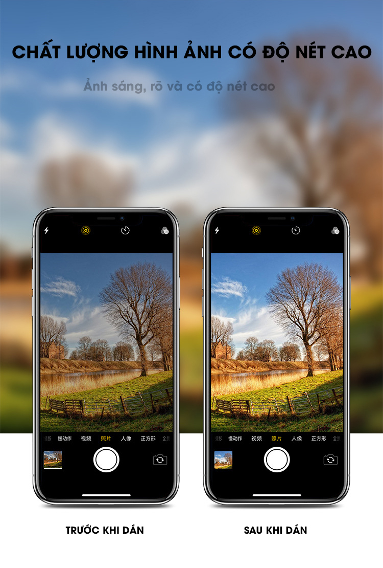 Kính Cường Lực Camera iPhone 7 plus / 8 pllus / x / Xs / xs max