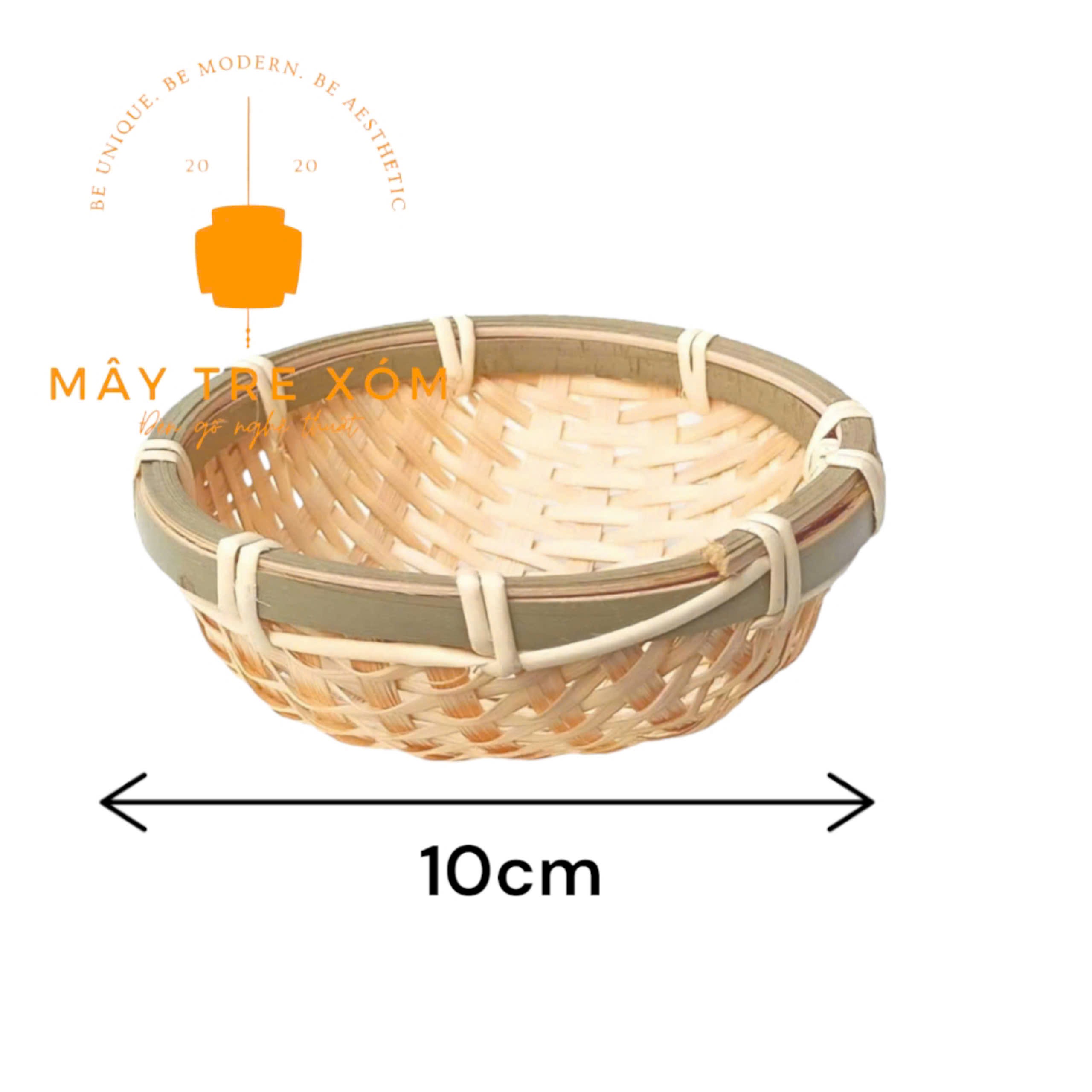 mây tre đan mini- trang trí decor, chụp ảnh