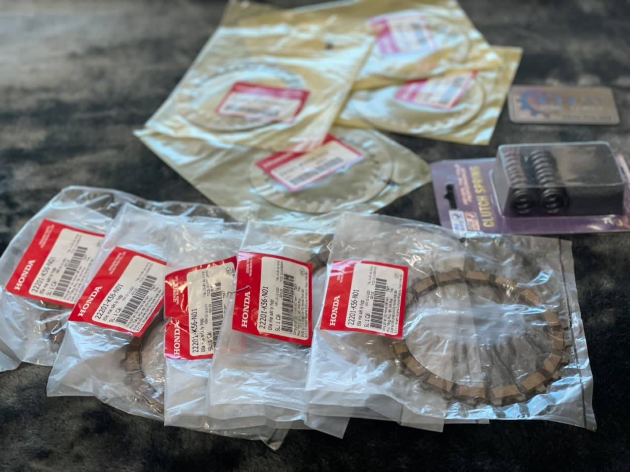 [HCM]Combo lá bố lá sắt zin lò xo nồi UMA cho Winner 150 Sonic 150 ACR DOHC shop