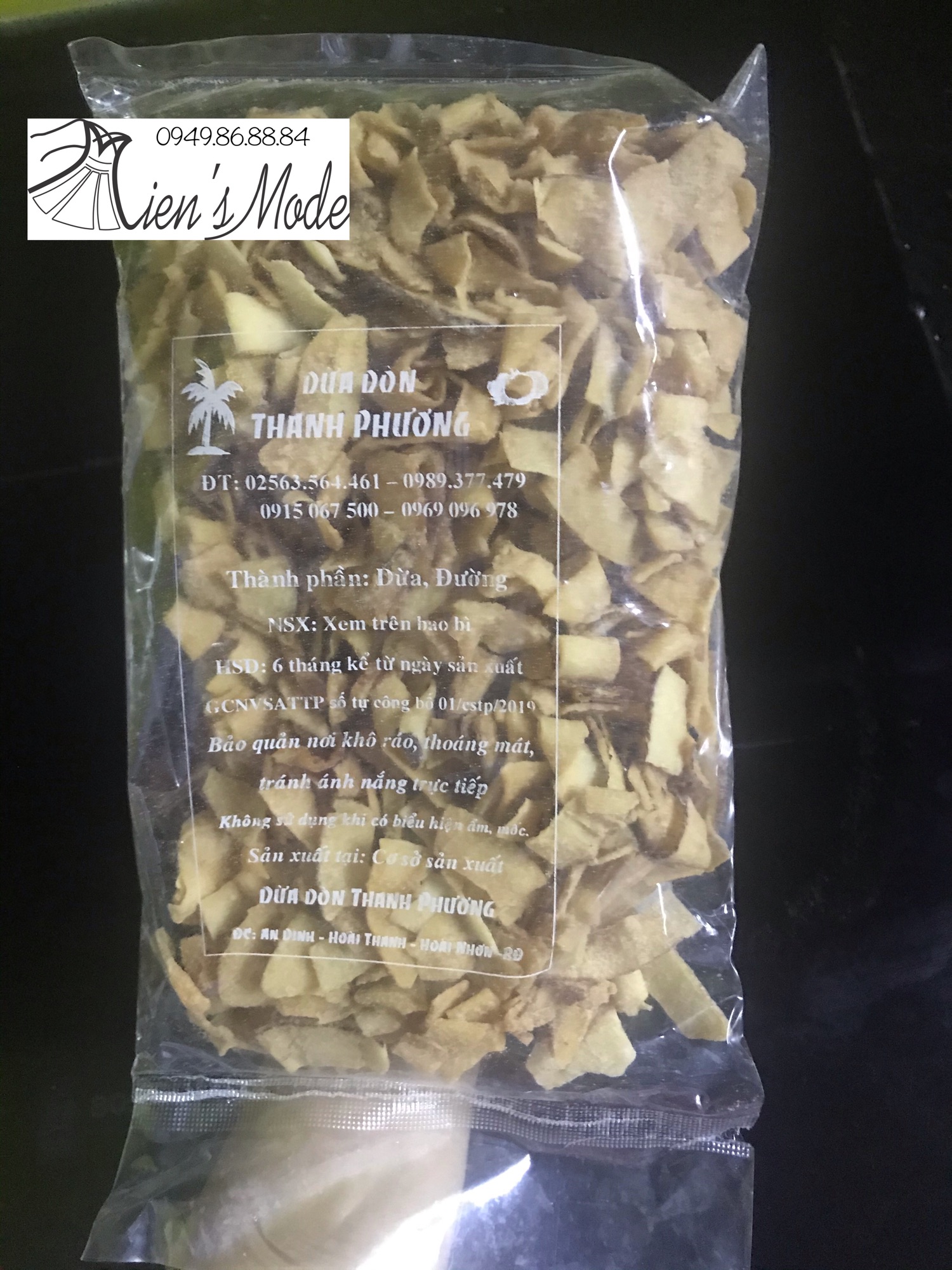 200gr Dừa sấy giòn