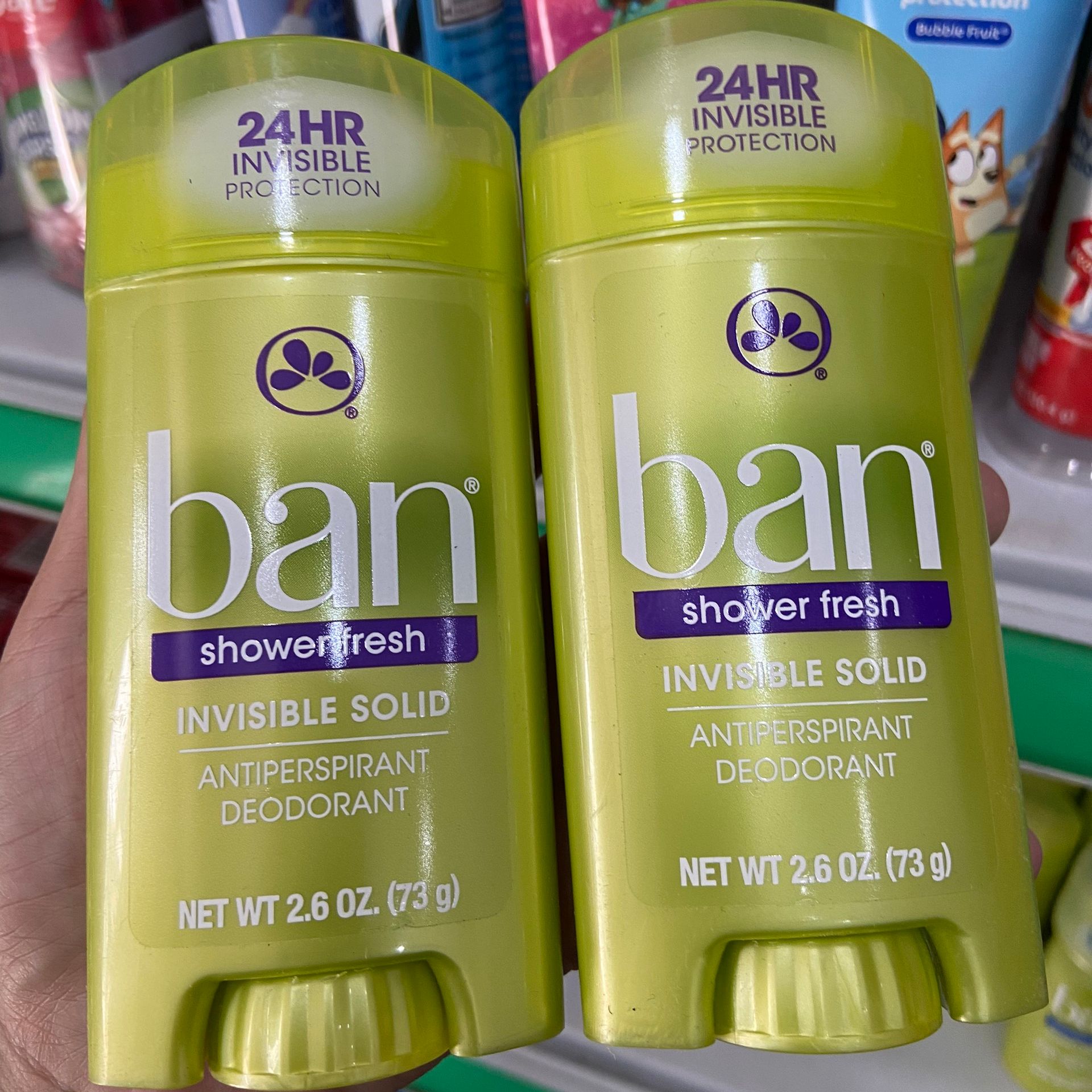 Sáp khử mùi nữ Ban Shower Fresh Invisible Solid 73g