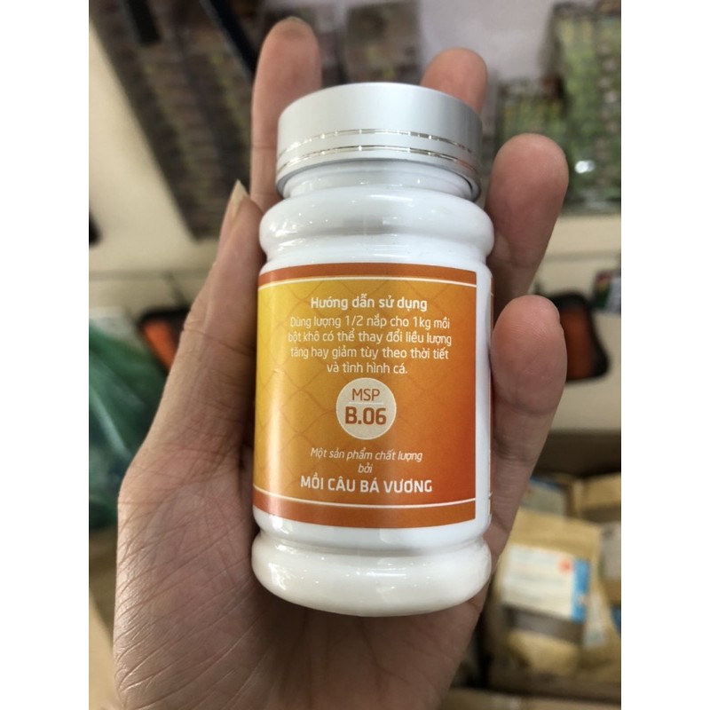 Hương sữa dụ cá B06, mồi câu Bá Vương (50gram)
