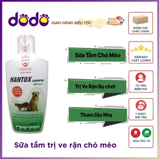 Sữa Tắm Cho Chó Hantox Diệt Phòng Bọ Chét, Ve, Ghẻ 200ml Dodo Pet thumbnail
