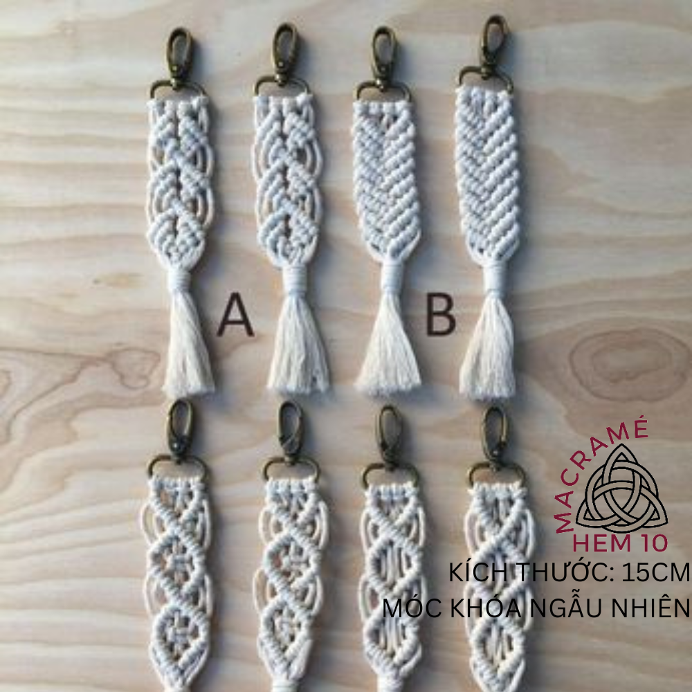Nice And Lovely Handmade Macrame Key Chains