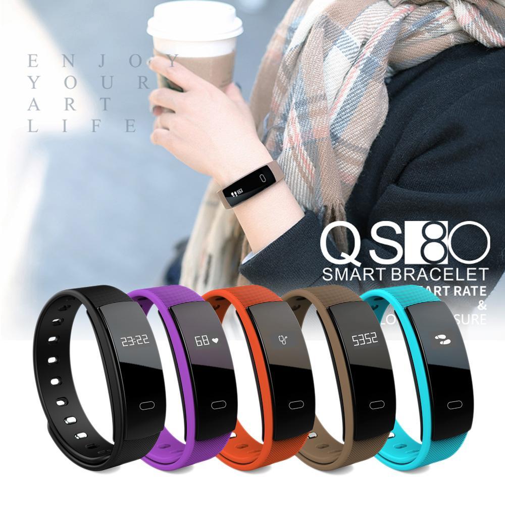 Đồng hồ đeo tay thể thao thông minh, Đồng hồ thông minh Smart Watch, Đồng Hồ Đo Sức Khỏe QS80 Smart Band cao cấp,Chống Nước Tốt, Có Thể Theo Dõi Sức Khỏe, Đo Nhịp Tim, Xem Giờ, số Bước Chân, BH 1 ĐỔI 1