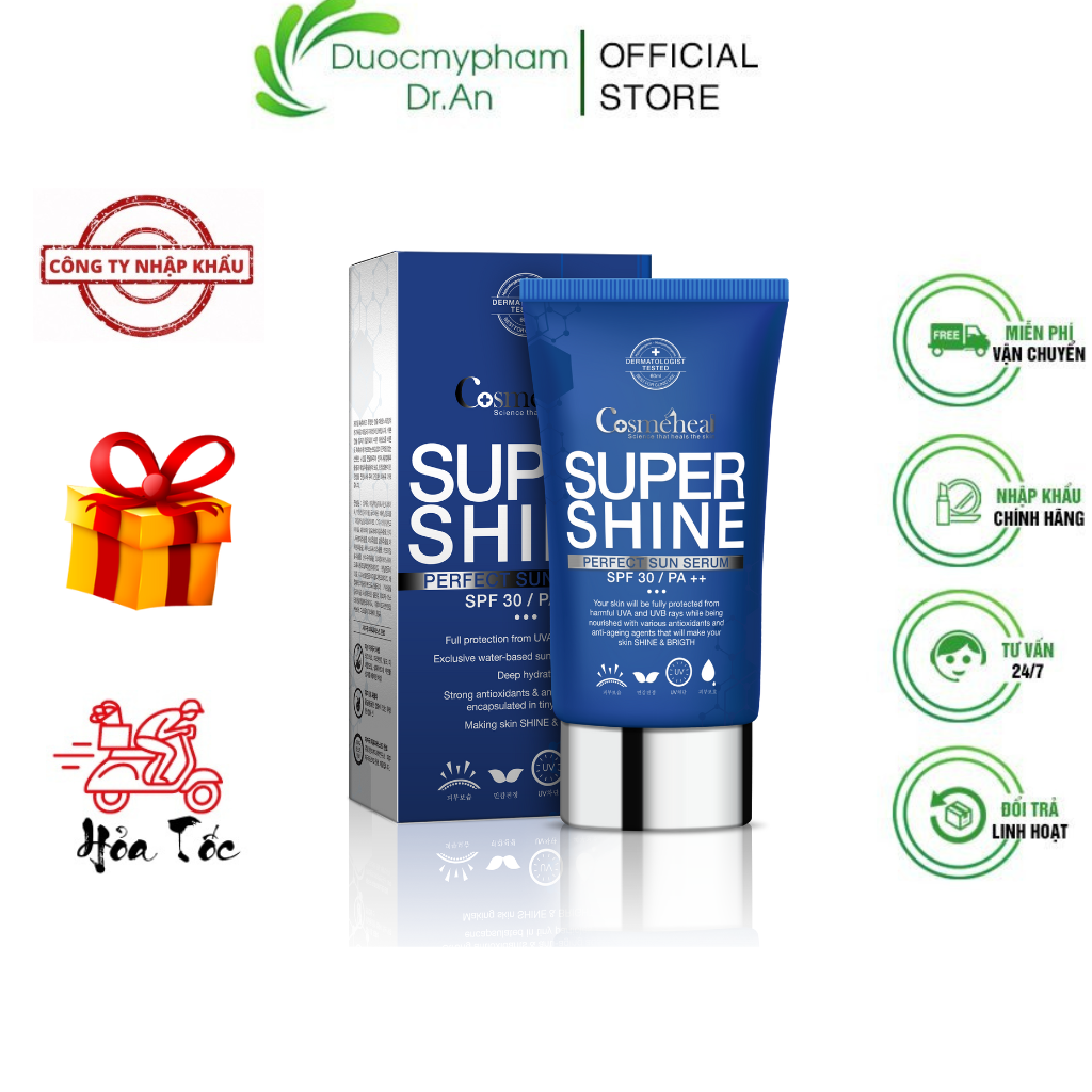 Imports-serum sunscreen endogenous cosmeheal supershine perfect sun serum stem cell sunscreen-duocmyphamdran