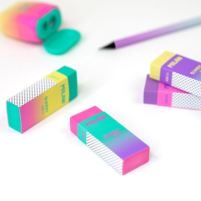 Gôm Milan Nata Sunset CPM320SN - Màu Xanh Lá