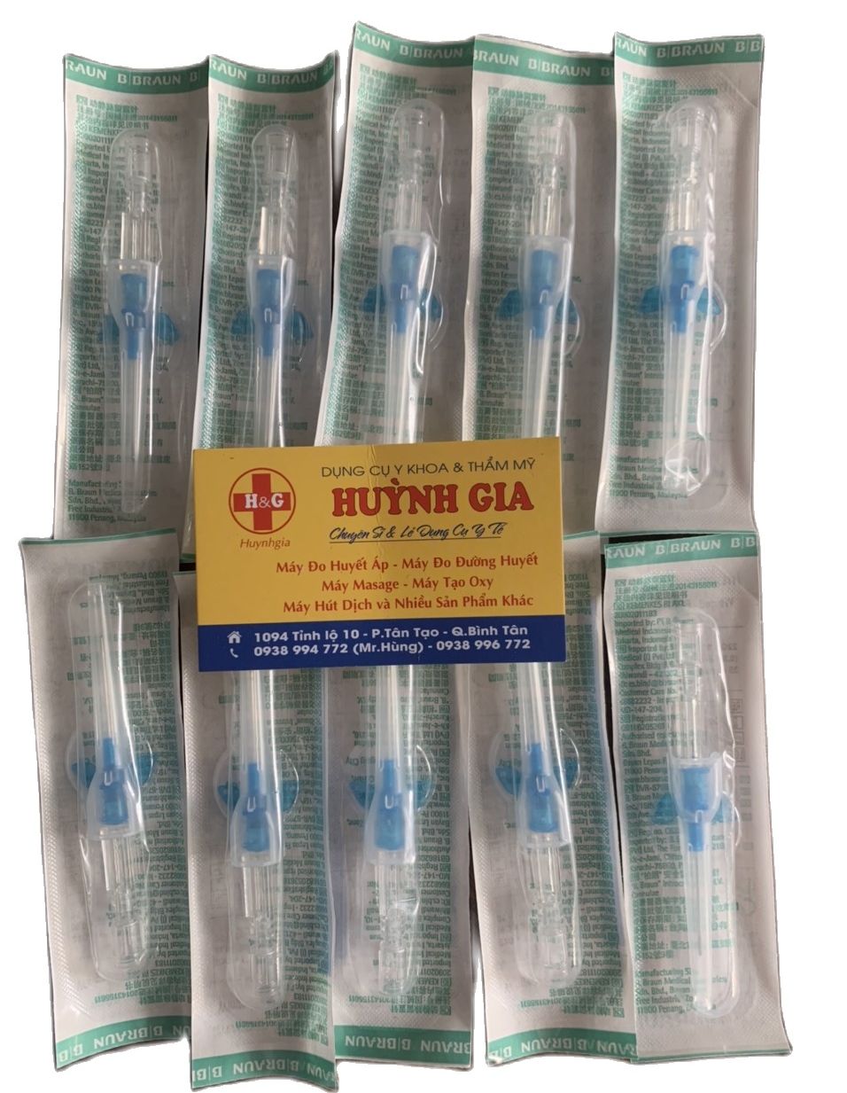 SET 10 CÂY KIM LUỒN TĨNH MẠCH ĐỨC 22G