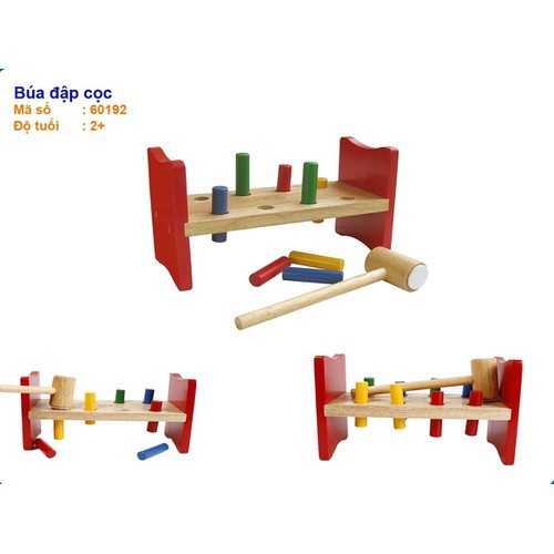 Búa đập cọc | đồ chơi vận động cho bé, đồ chơi đập chuột