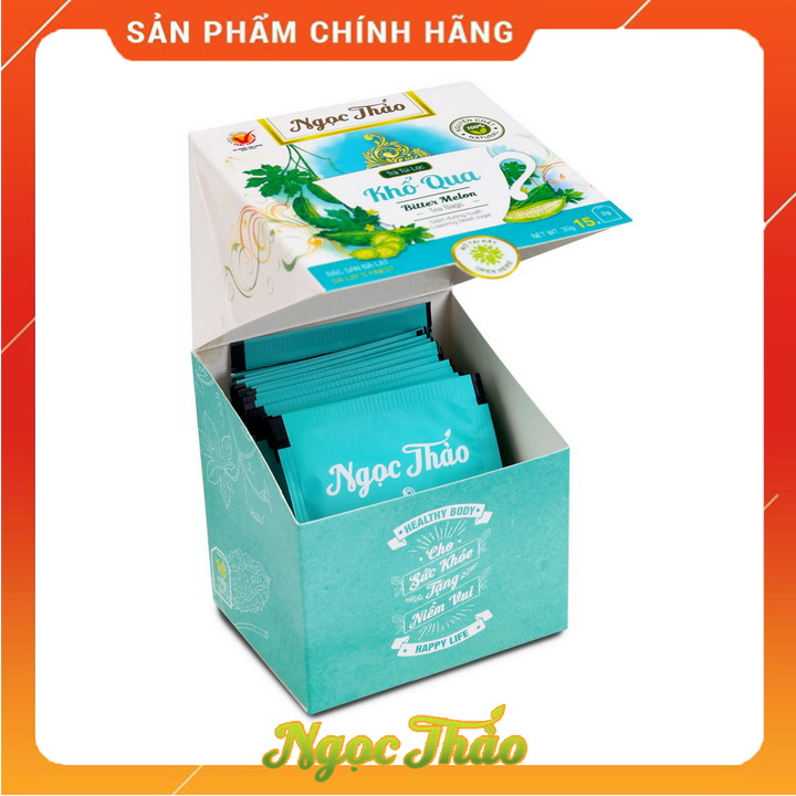 Hộp trà Khổ qua 15 túi lọc Ngọc Thảo