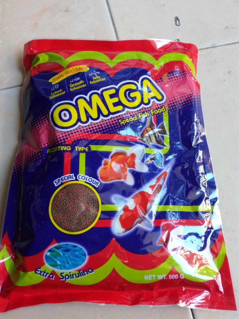 [HCM]Thức Ăn Cá Omega 500g (Viên Nhỏ kt 1mm)