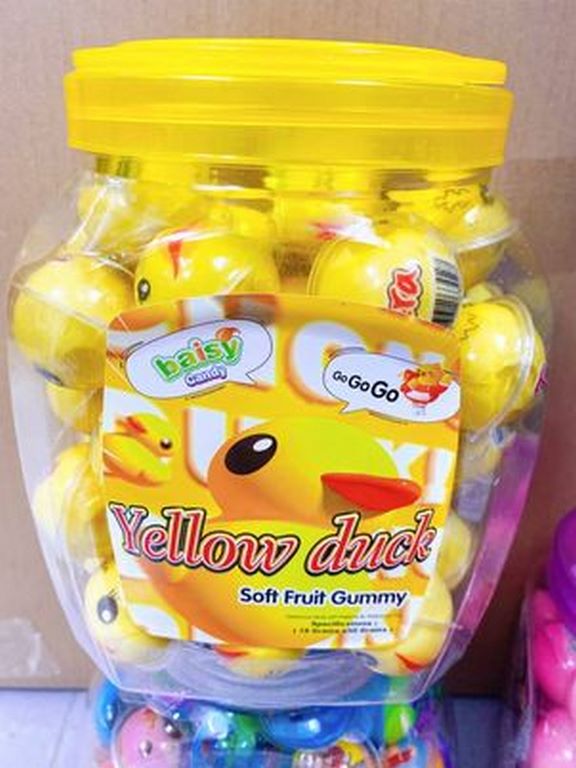 Kẹo dẻo con vịt vàng có nhân - 5 viên