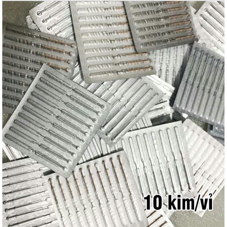 Vỉ 10 Kim Đốt Dài, Kim Đốt Mụn Ruồi Đốt Mụn Thịt Cho Spa