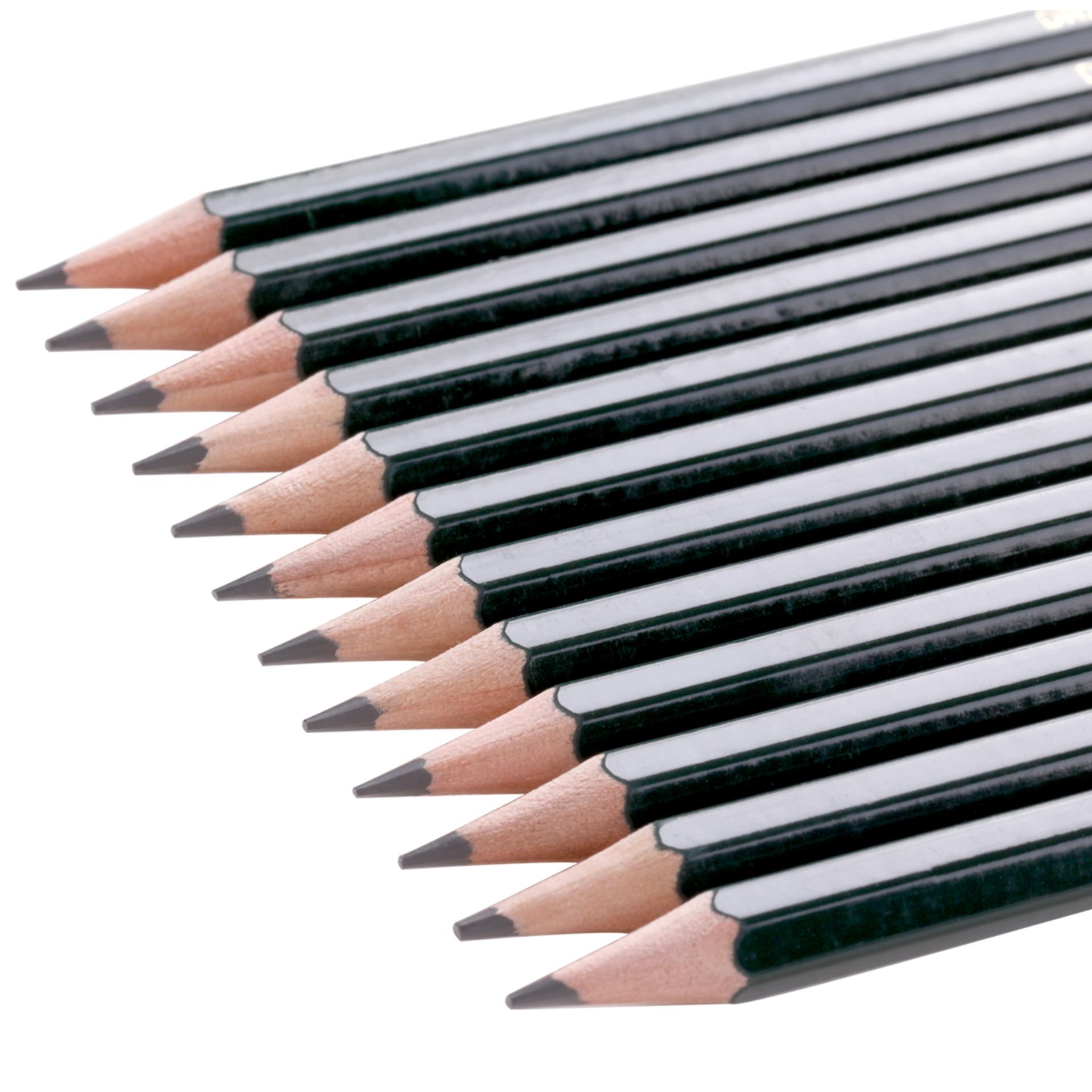 (1 Hộp 12 Cây) Bút chì lục giác 4B Deli 6846
