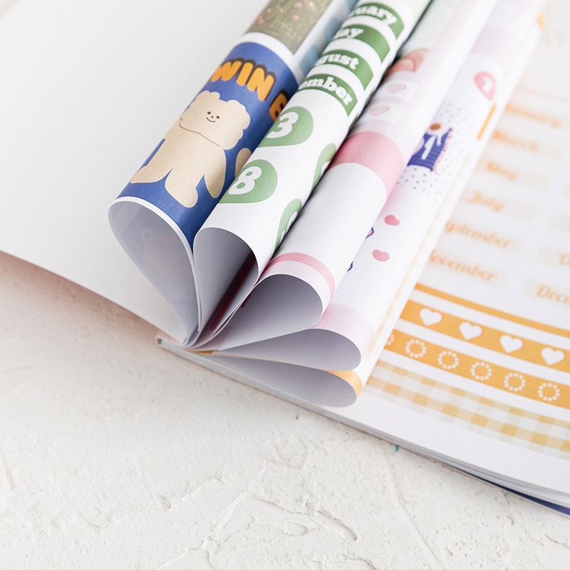 Sổ 20 tờ sticker dễ thương ROSY POSY