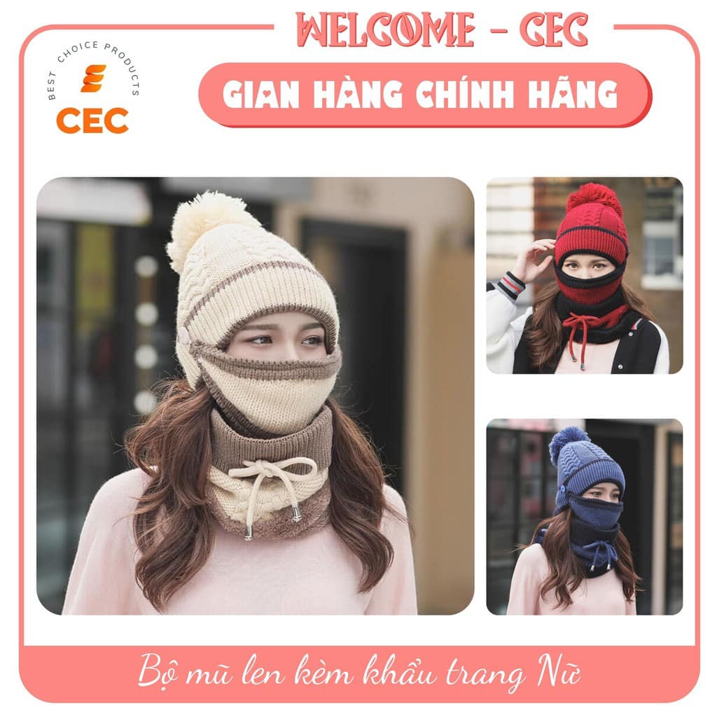 GOODMAKET-Mũ len nữ kèm khăn lót lông siêu ấm phong cách Hàn Quốc, Mũ len Mũ len nữ, Mũ len đẹp, Mũ len hàn quốc, Mũ len nữ hàn quốc, Mũ len nữ hà nội, Nón len, Nón len cục bông, Nũ len dep, Nón len nữ, Nón len nữ giá rẻ