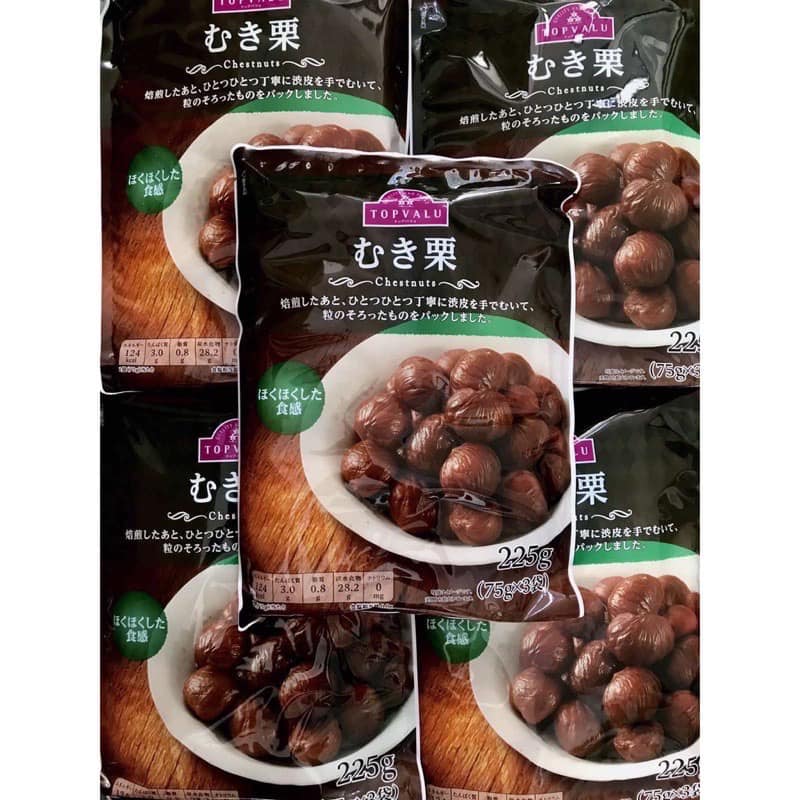 Hạt dẻ bóc vỏ Nhật Topvalu 7.23