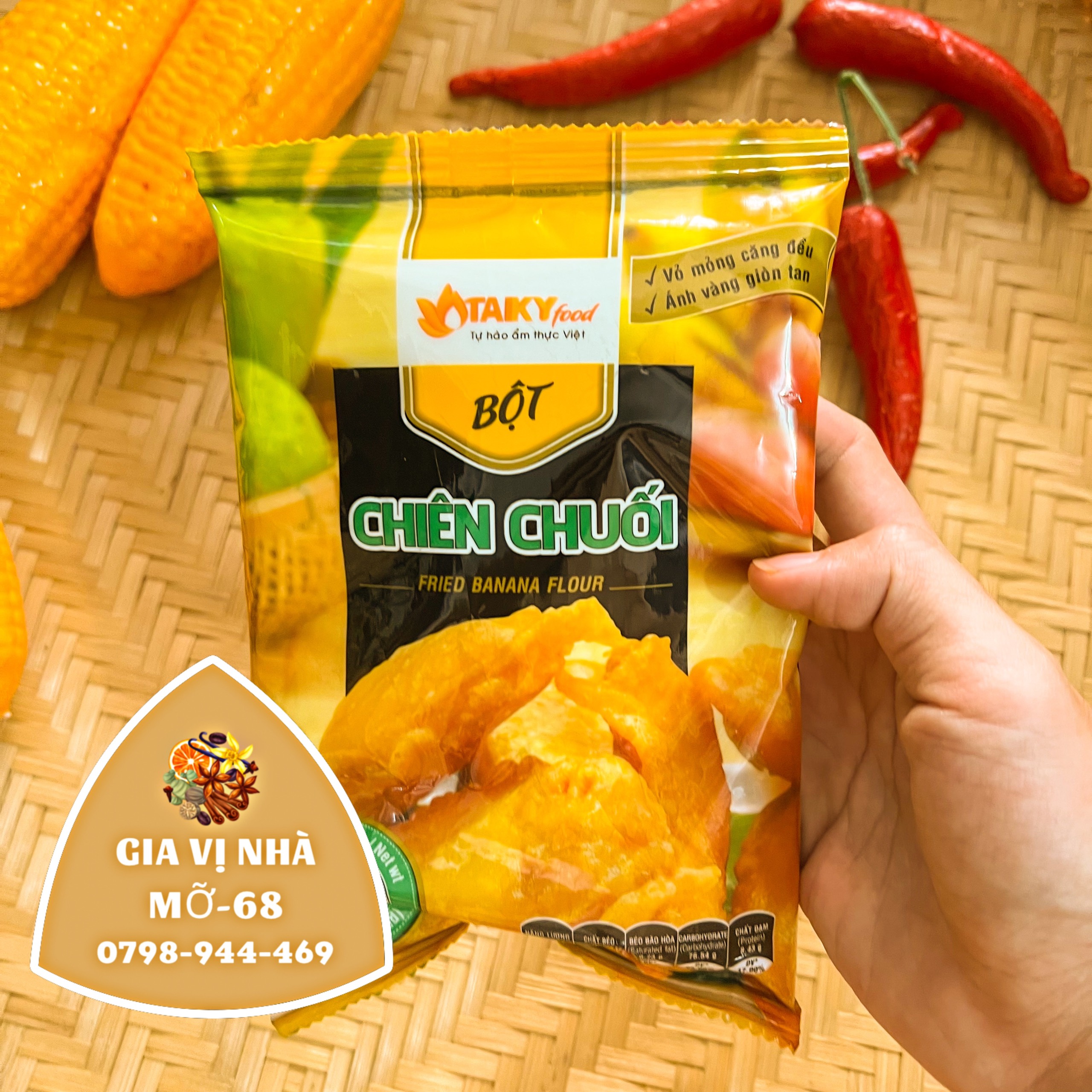 BỘT CHIÊN CHUỐI TÀI KÝ - GÒI 150GR