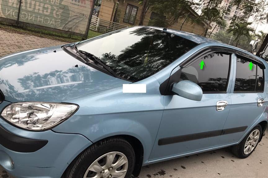[Hỗ trợ lắp đặt tại HN] Vè che mưa Hyundai Getz