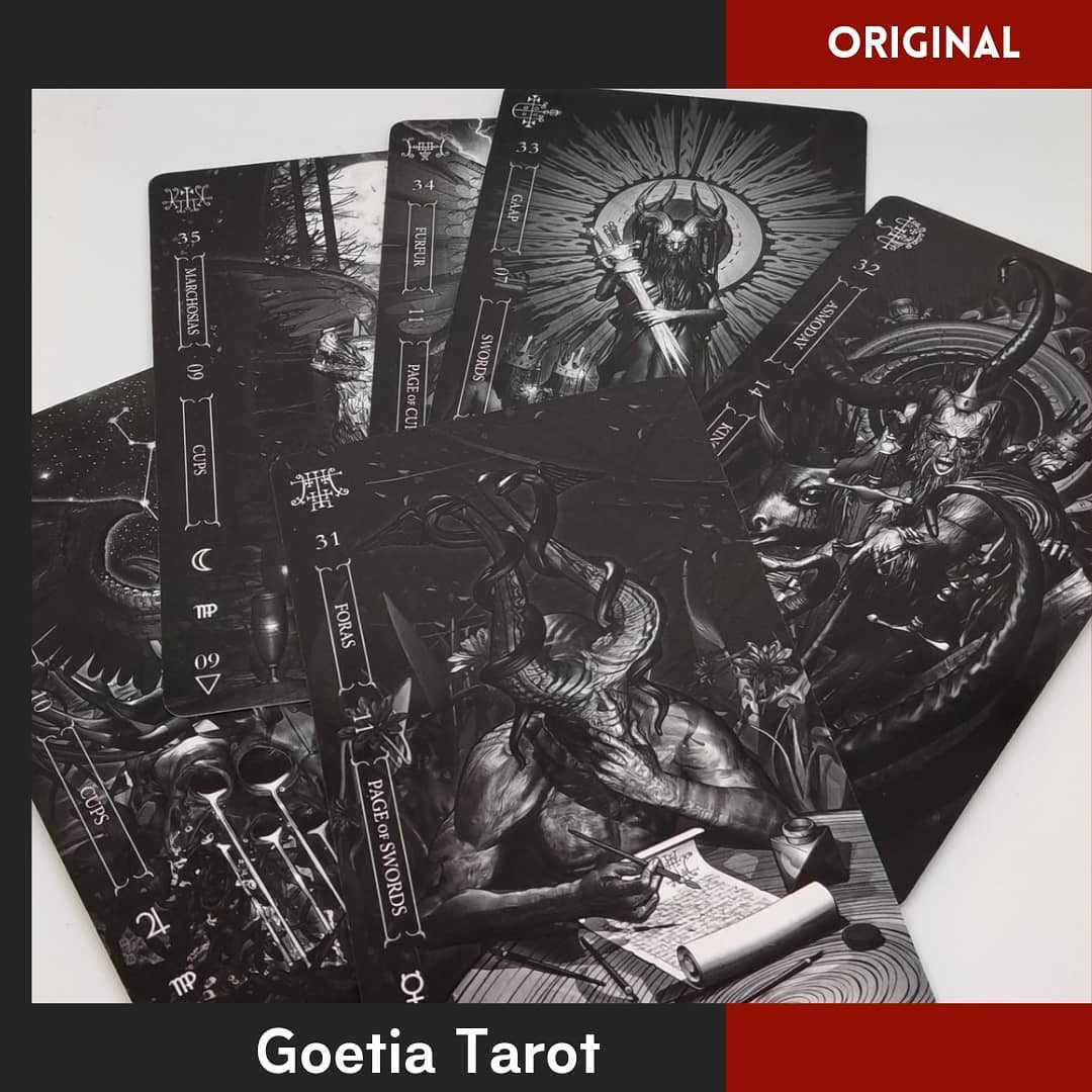 Goetia Tarot in Darkness