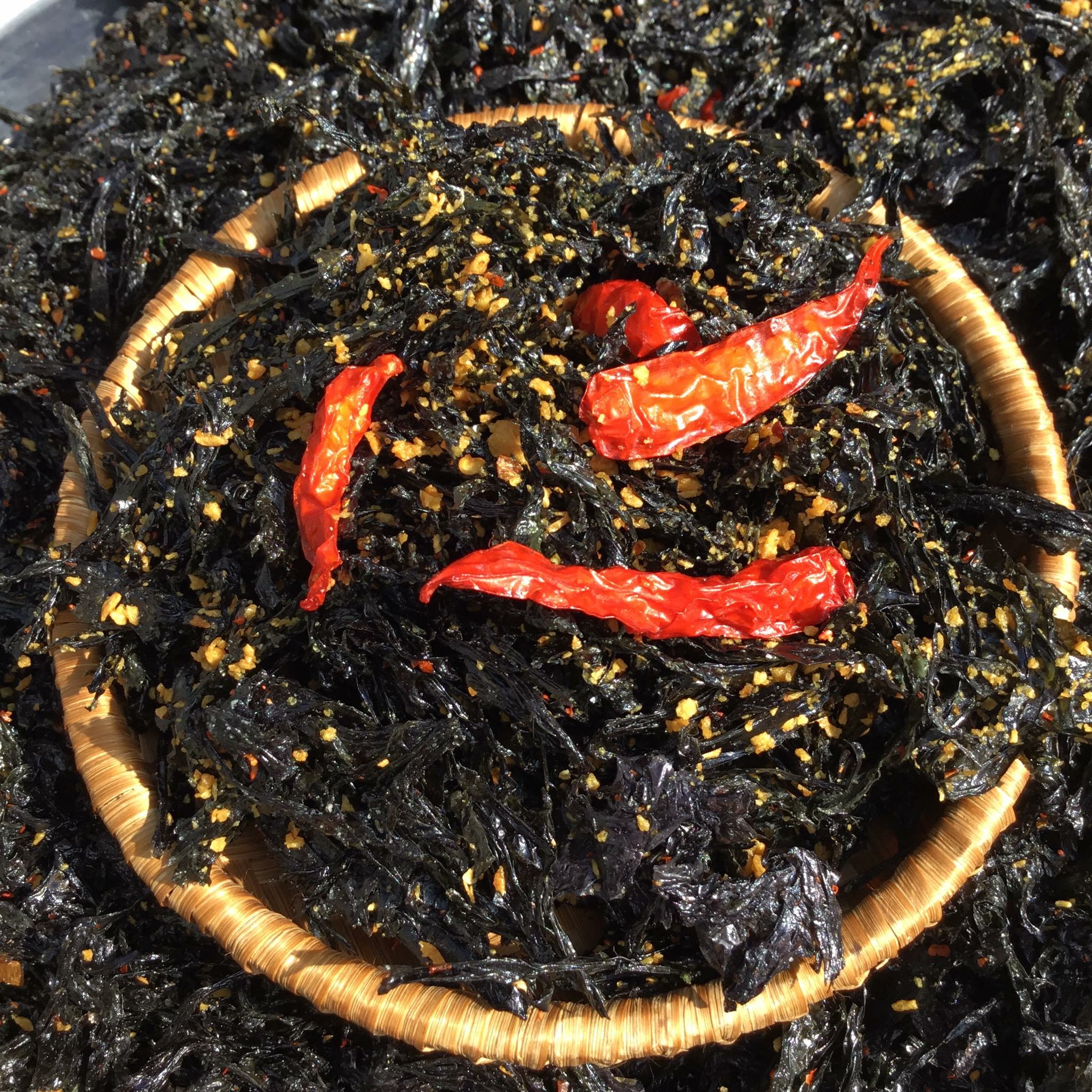 Combo 4 hủ RONG BIỂN CHÁY TỎI (~120gr/hủ)