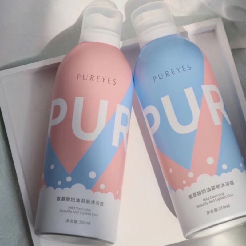 SỮA TẮM TẠO BỌT PUREYES Màu Xanh Dưỡng Âm SIÊU HOT giá rẻ