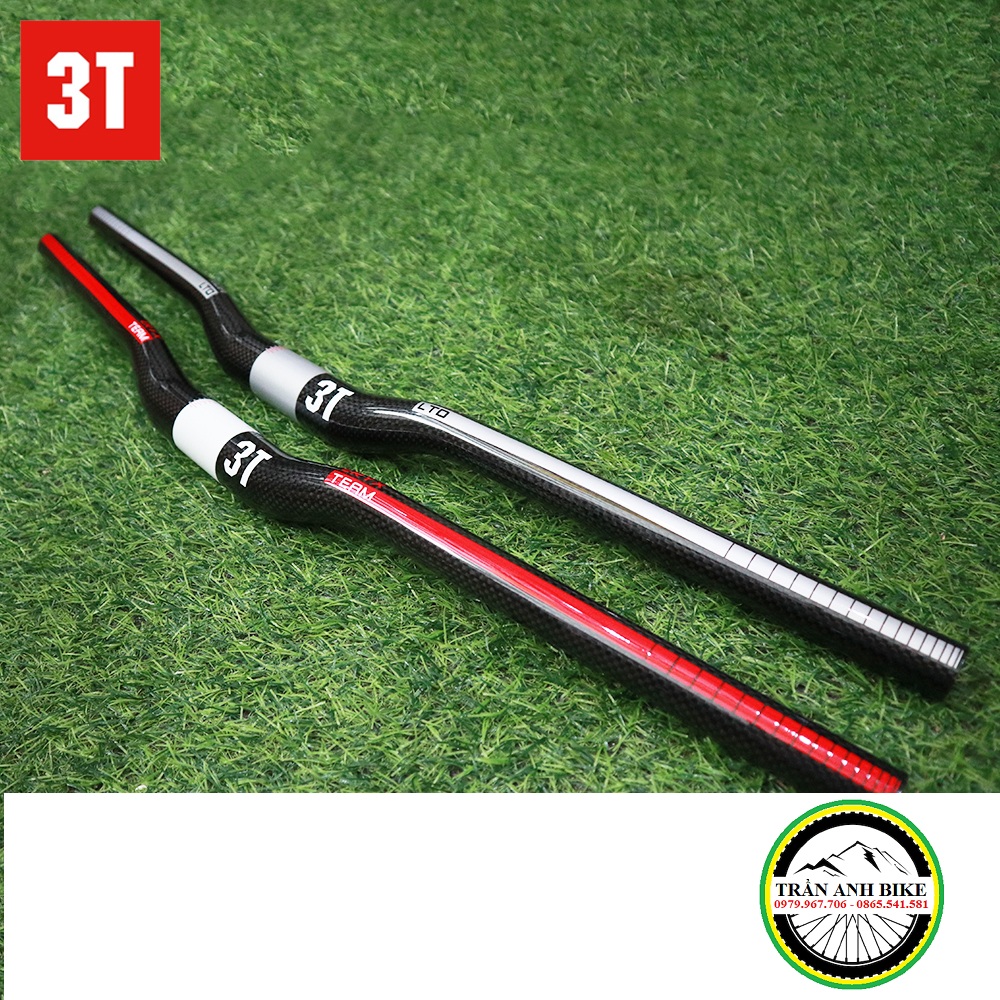Ghi Đông Ngang Carbon xe đạp 3T 31.8x660mm