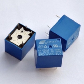 Relay 5 chân 5v/12v 5v /9v/ 12v/24v 5chân songle - srd-05vdc-sl-a / srd-12vdc-sl-a