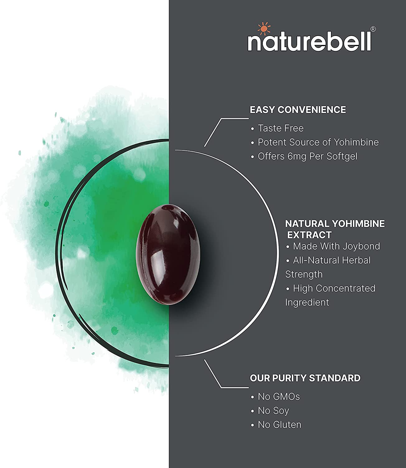 Yohimbine Naturebell - giảm cân, đốt mỡ, công nghệ Joybond (SF71)