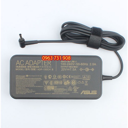 Sạc Laptop Asus 20V 7.5A 150W