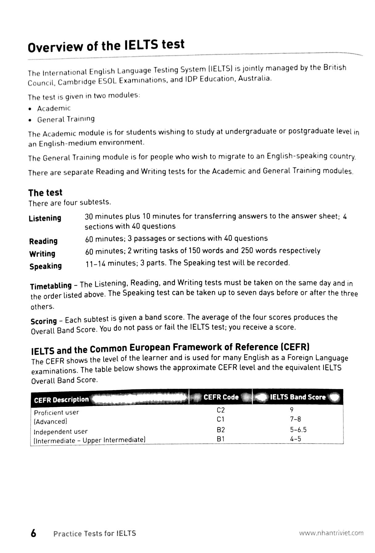 Sách Practice Tests for IELTS Collins English for Exams 4 Academic 2 General CD