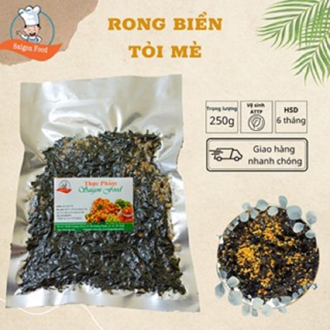 [HCM]500G RONG BIỂN TỎI MÈ