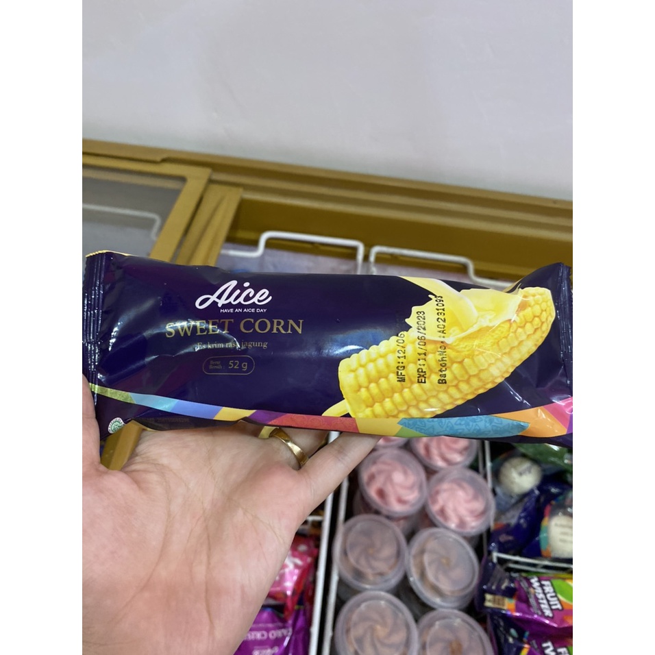 [chỉ giao HCM chọn giao hàng 2h]Kem bắp - Kem Aice - Kem Hadilao
