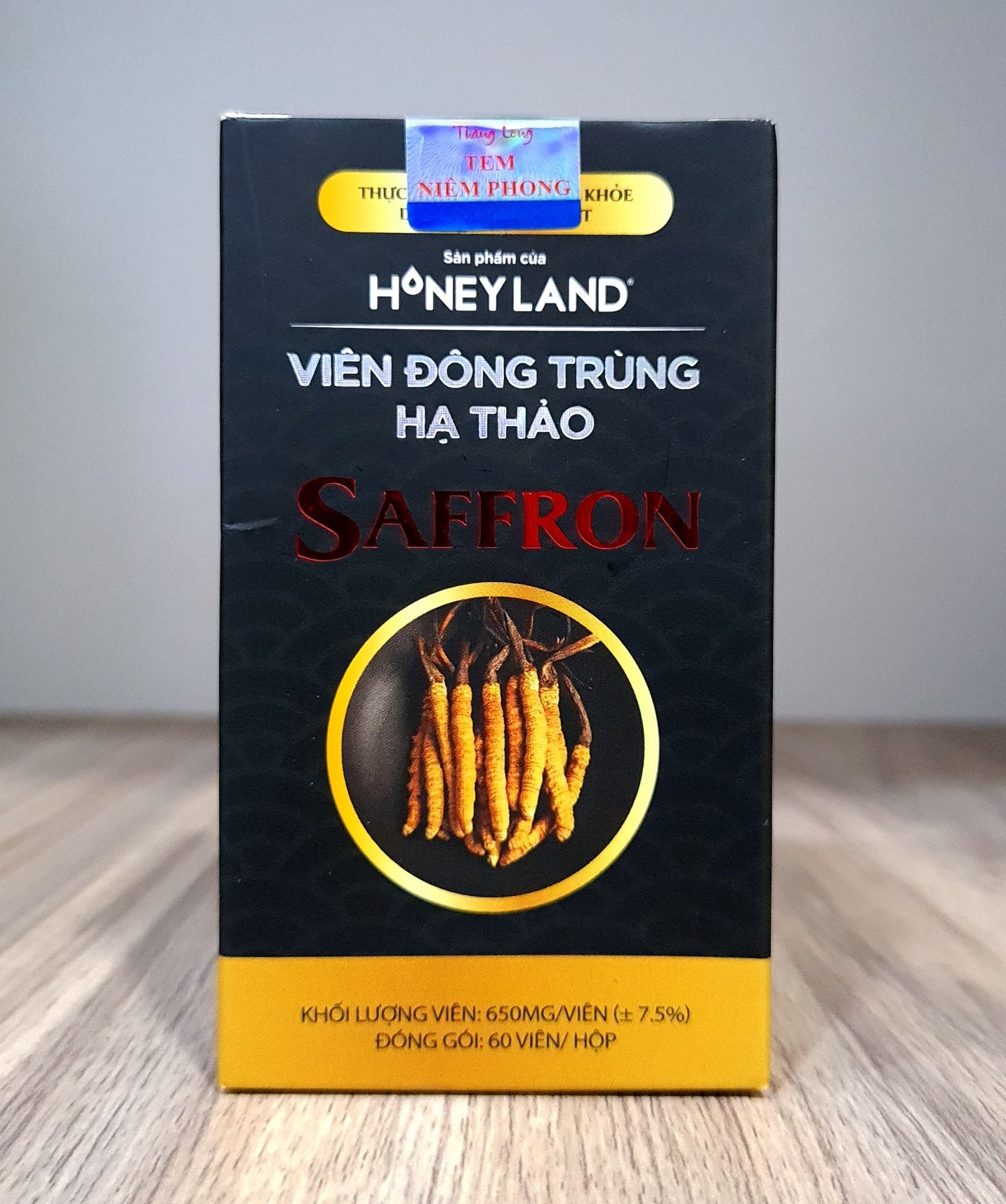 [HCM]Viên đông trùng hạ thảo saffron 60 viên