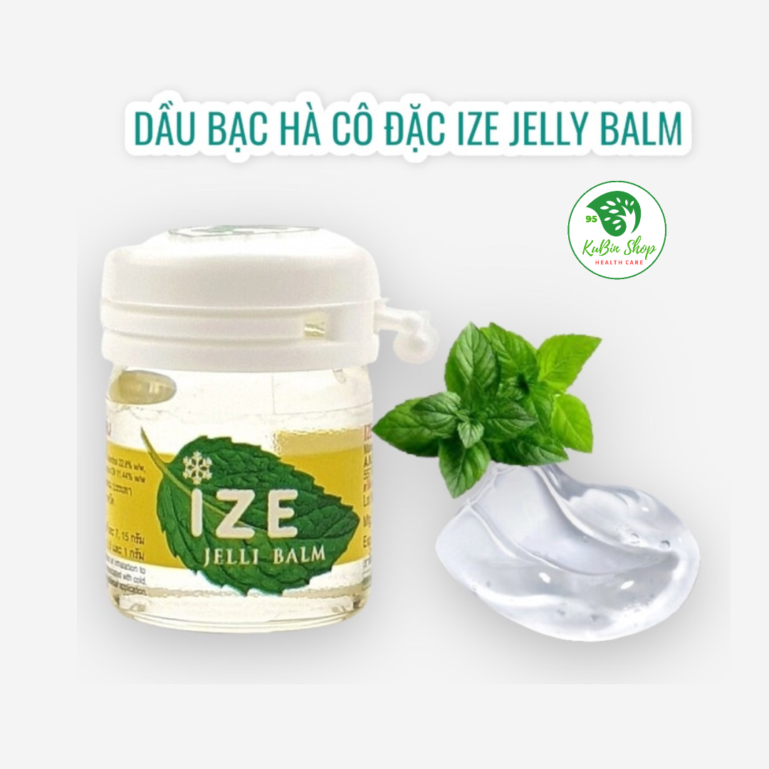 DẦU GIÓ HÍT THÔNG MŨI BẠC HÀ - IZE JELLI BALM - THÁI LAN