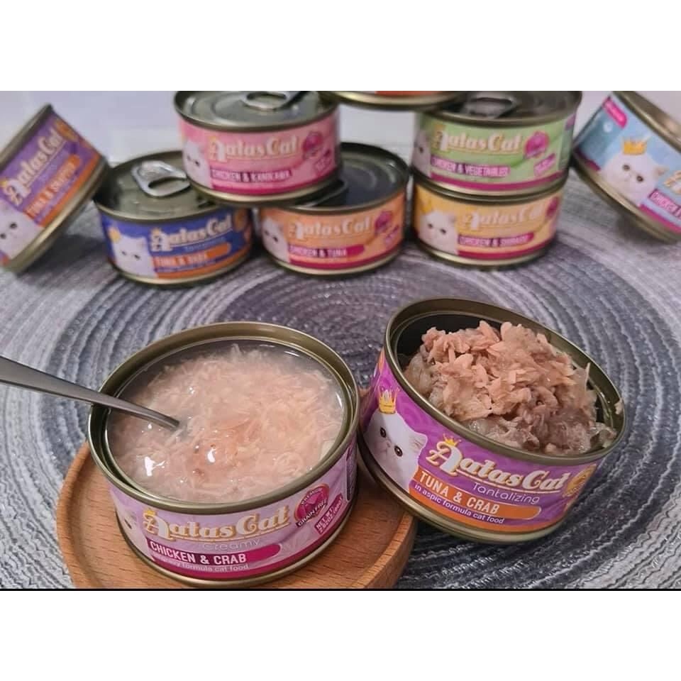 Pate Aatas Lon 80G - Pate Cho Mèo Aatas