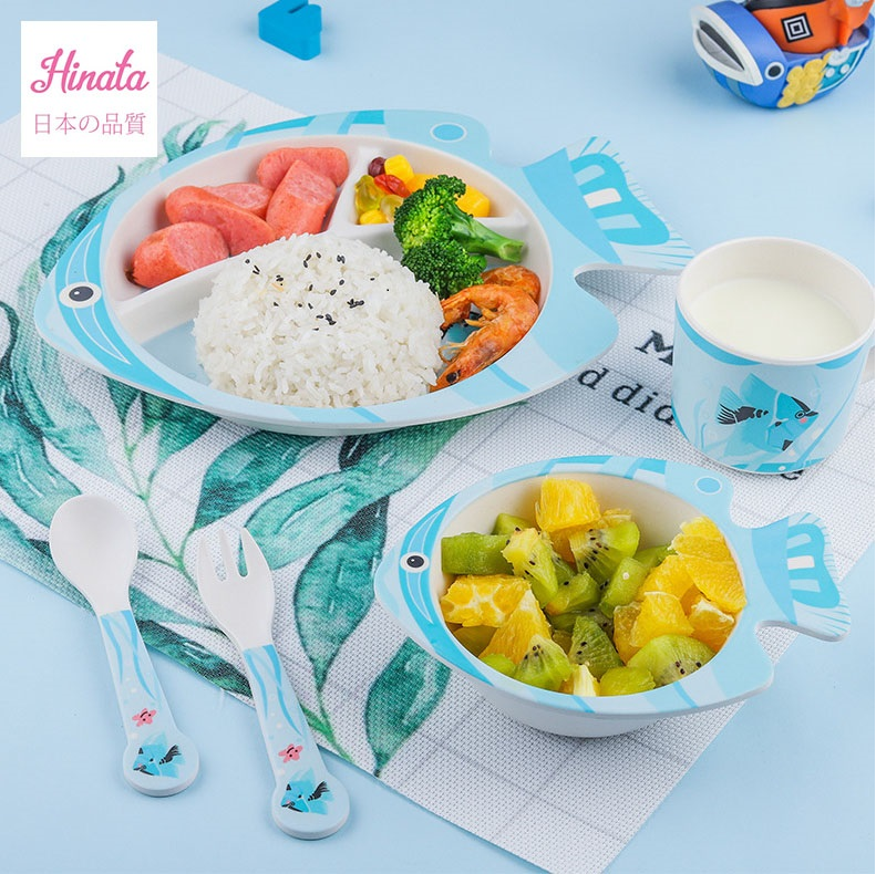 Trọn bộ bát ăn dặm Hinata Nhật Bản BAD01