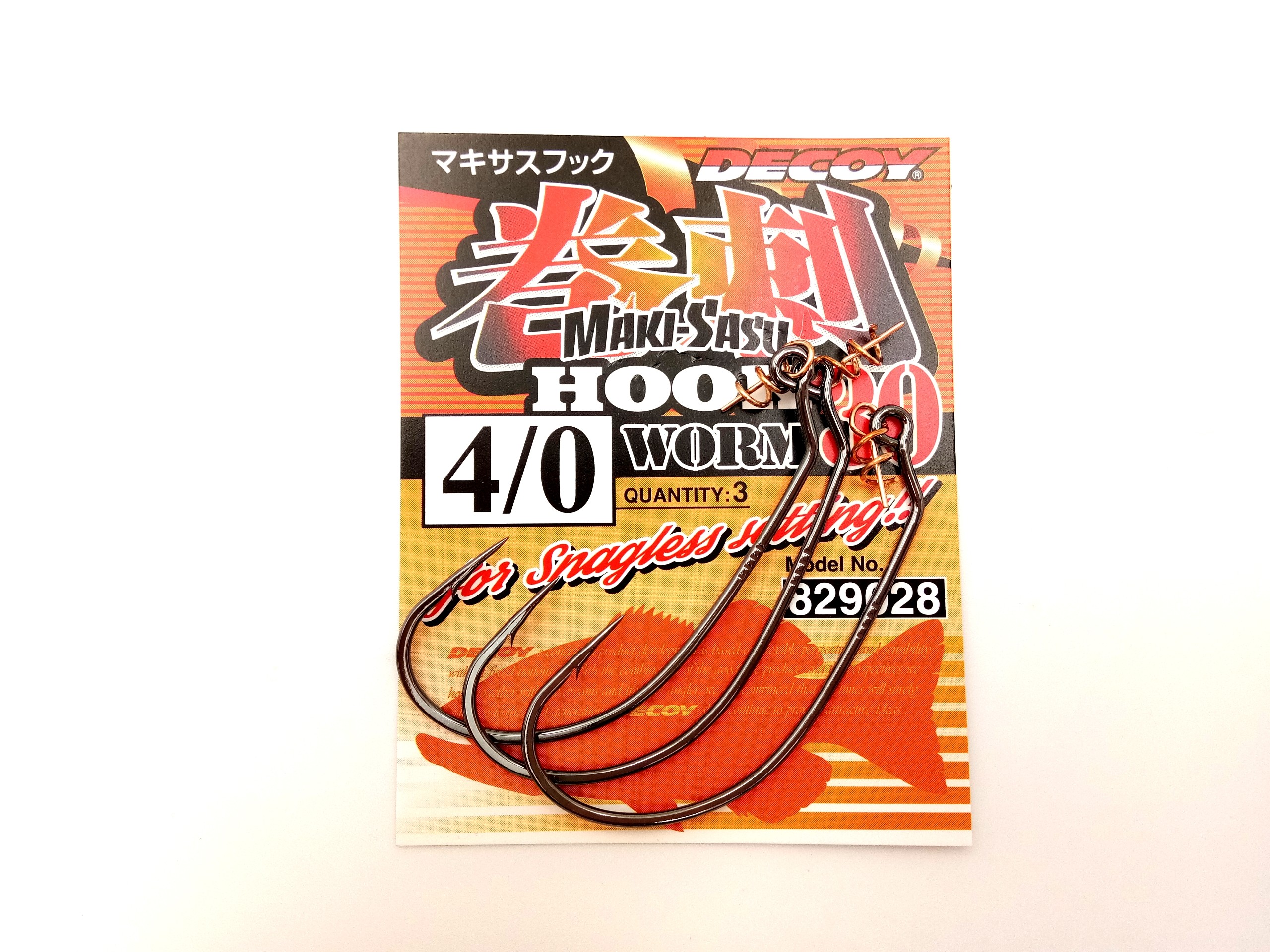 Lưỡi Decoy Maki sasu hook worm 30