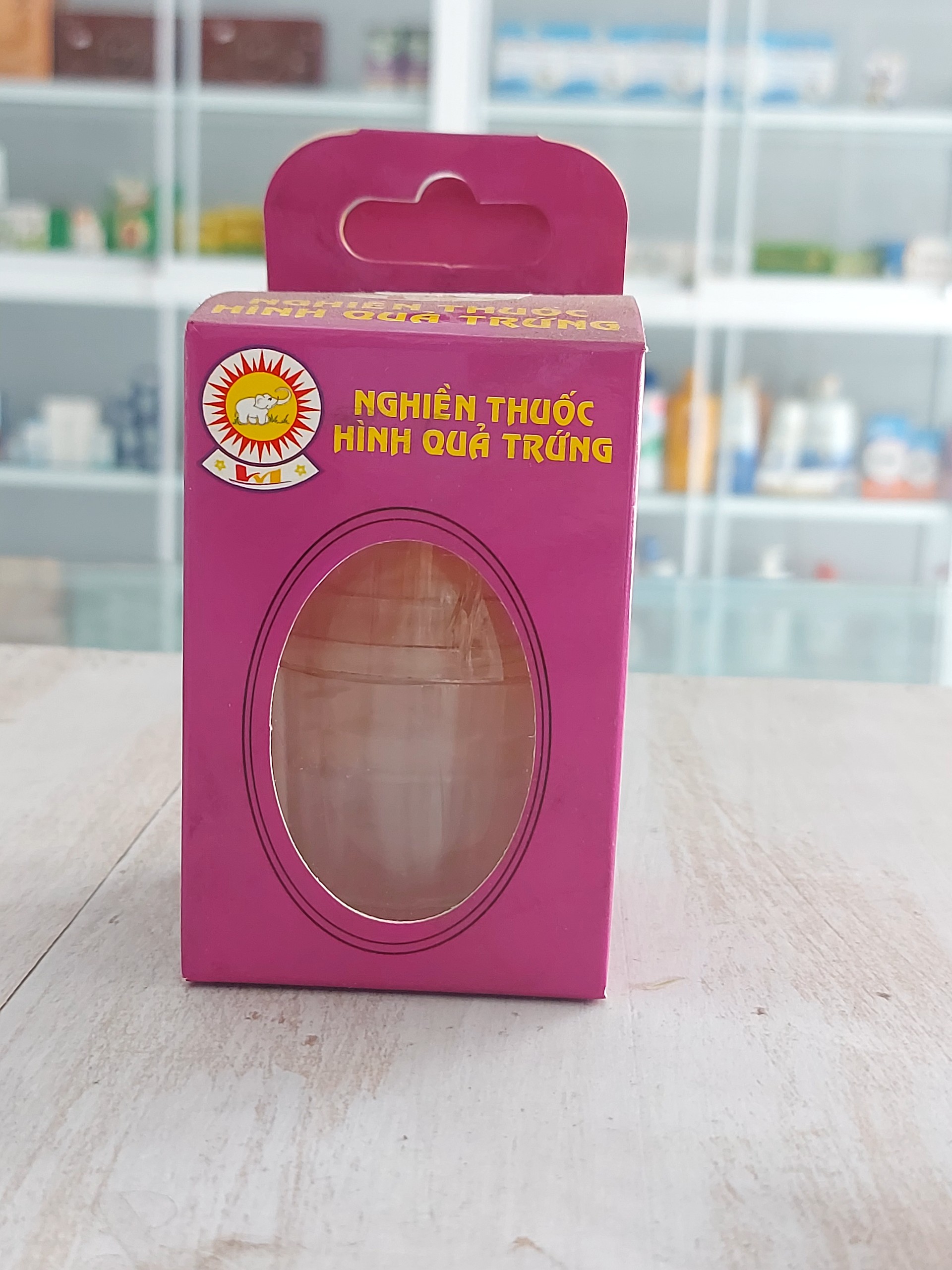 Nghiền thuốc hình quả trứng